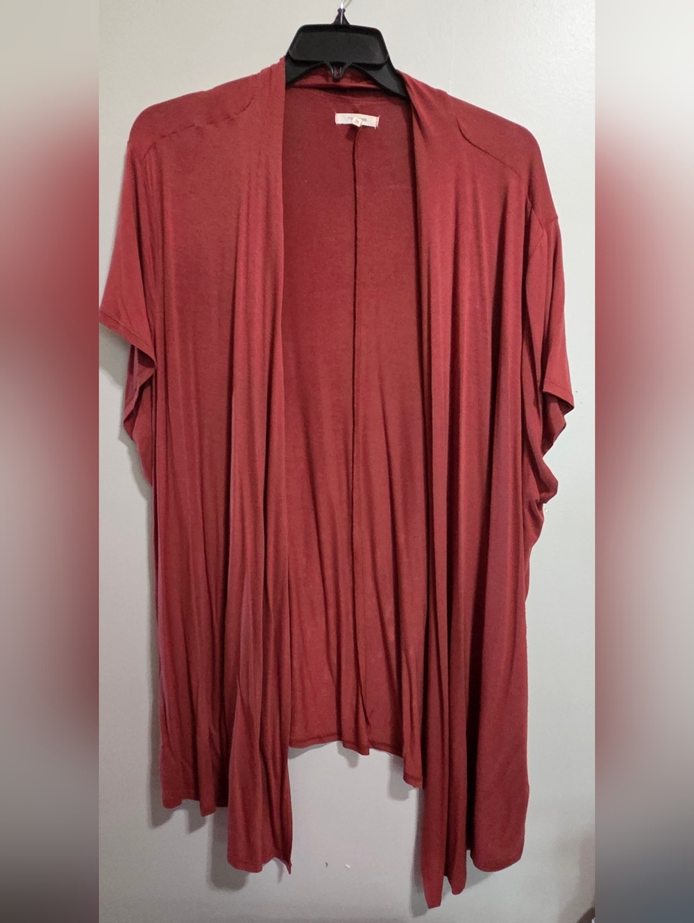 Maurices Open Cardigan - Maroon